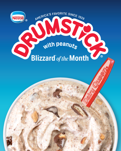 Drumstick® with Peanuts Blizzard®